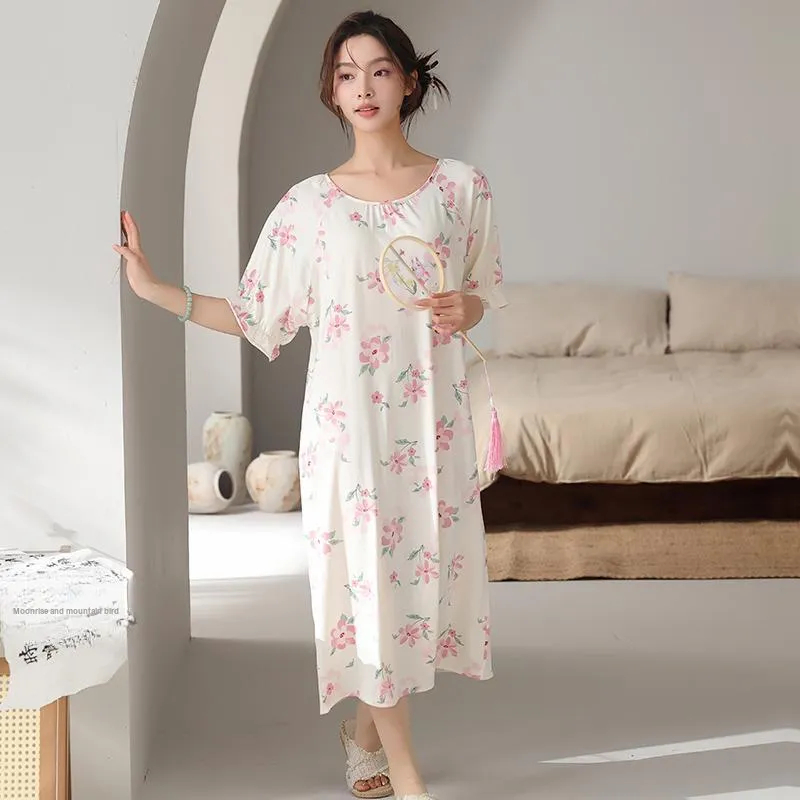 XIA.WA.ZHI.XIU Nightgown Women's Gift Box Set-5