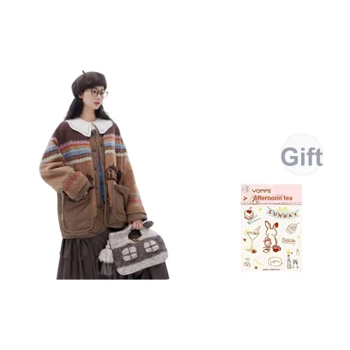 ZIHAN Кофе Женские пуховики