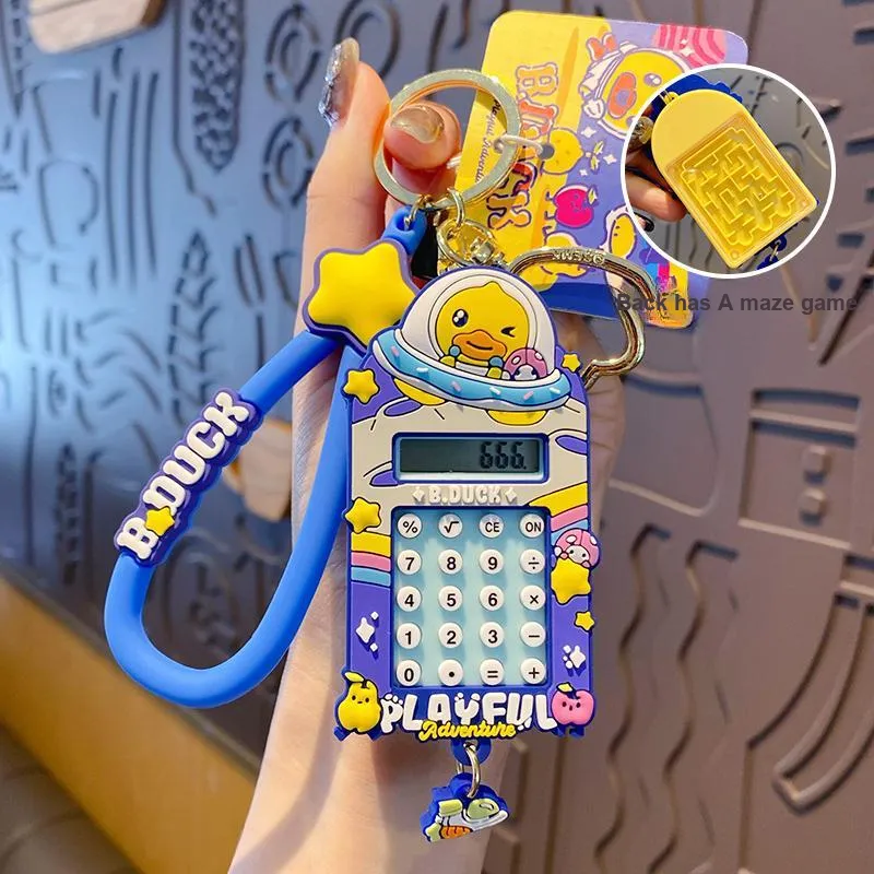 Baimao PVC+ Hardware Keychains Unisex-5