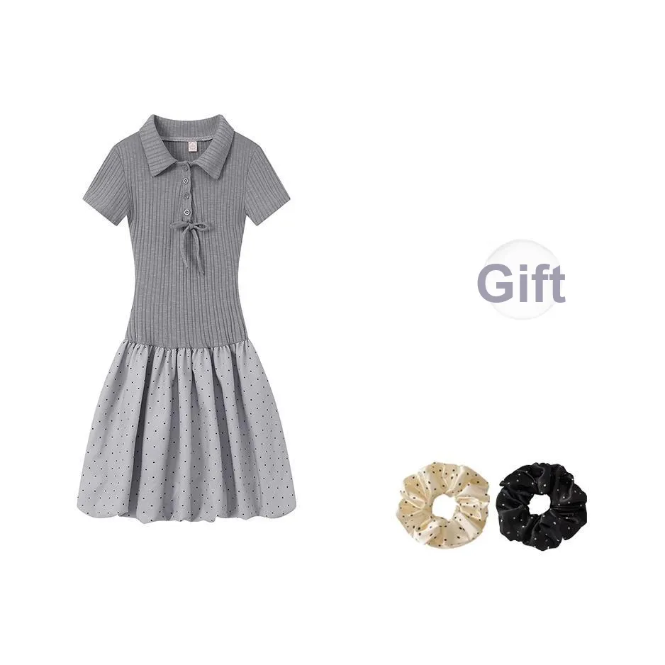 CANTALOVE Короткое платье с короткими рукавами женское