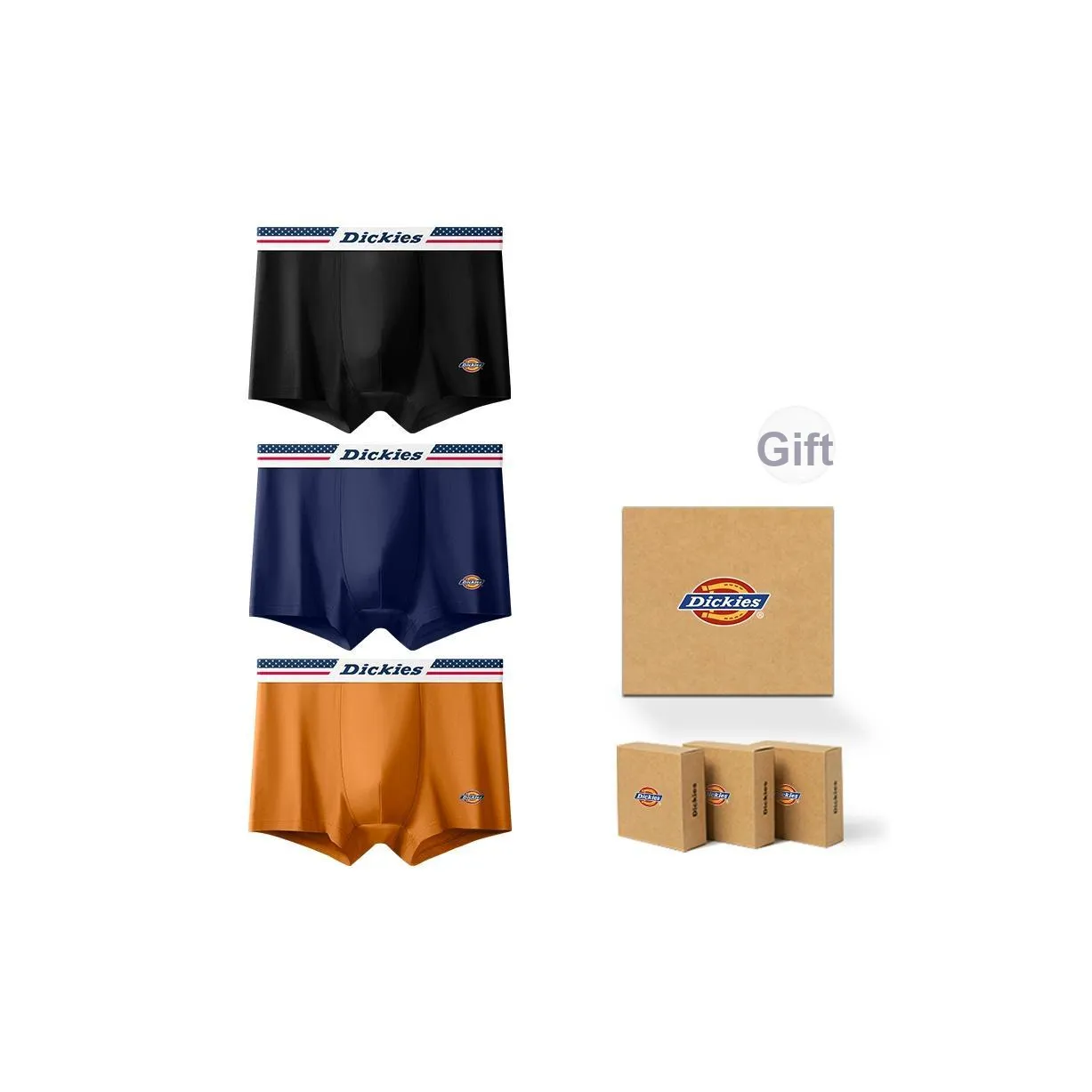 Dickies Дышащий Moisture Wicking 10A Антибактериальный Тутовый Шелк Ластовица Боксеры Мужские