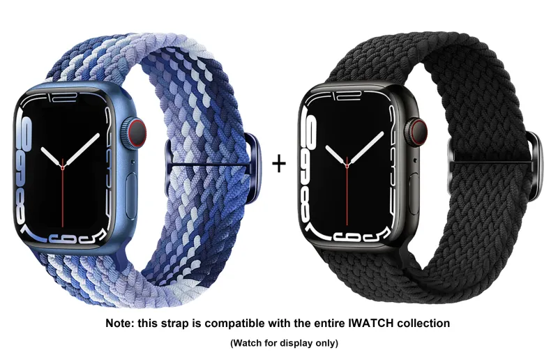 ZHISHENG Apple Compatibility Watch Band 38~49mm Watch Dial Nylon Material-7