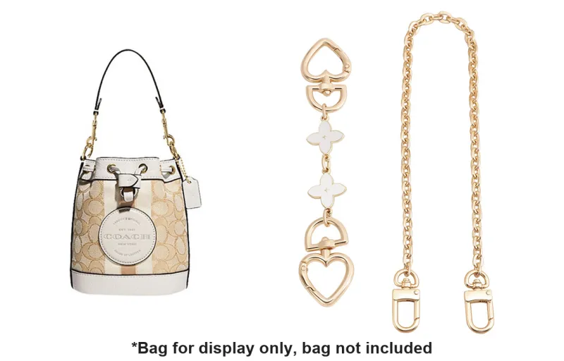 Metal Chain Extender Chain Shoulder Strap Armhole Back Transformation Accessories Bag Strap Women's Silver/Gold Tone-11