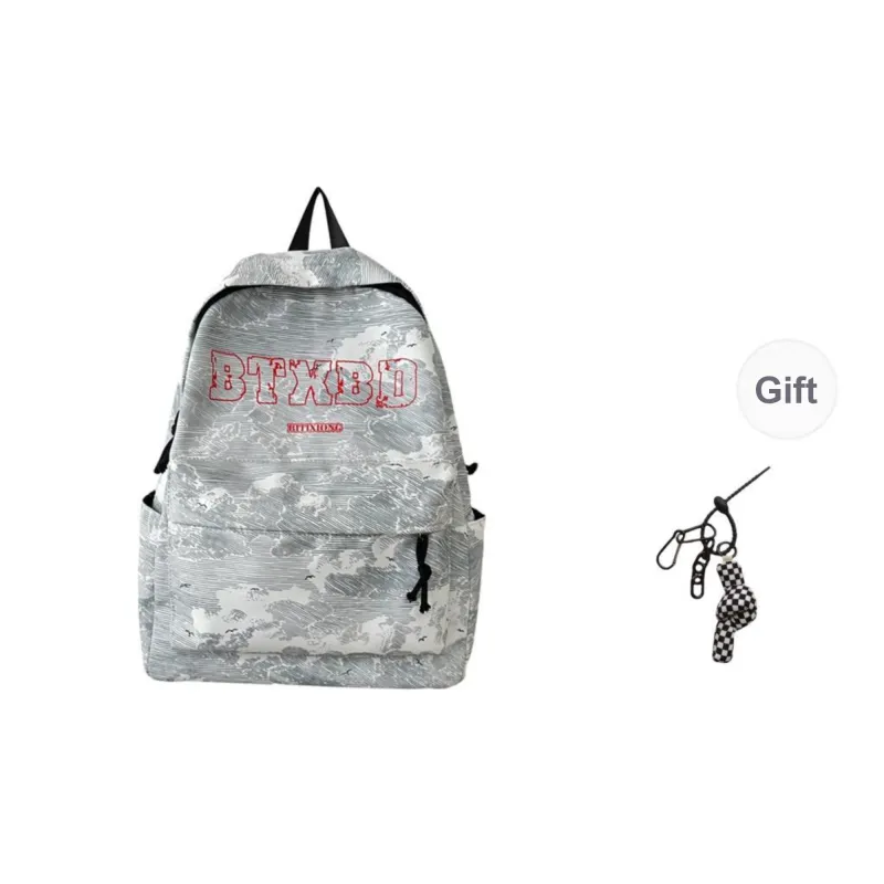 KAMLUI Nylon Backpack Regular Unisex Gray-0