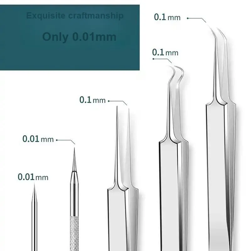 Pleasant Language Stainless Steel Pimple Extraction Tool Combination Blackhead Cell Extractor-5