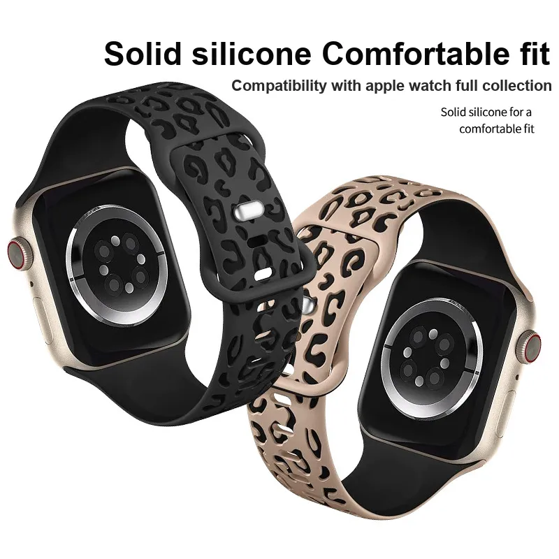 CHRROTA Apple Compatibility Watch Band Silicone Material-3
