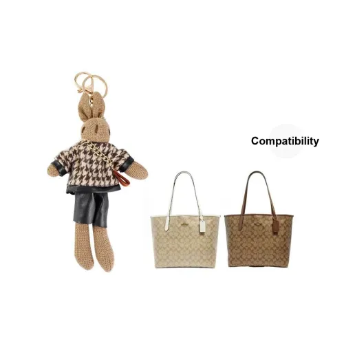 Плюшевая сумка-брелок женский многоцветный