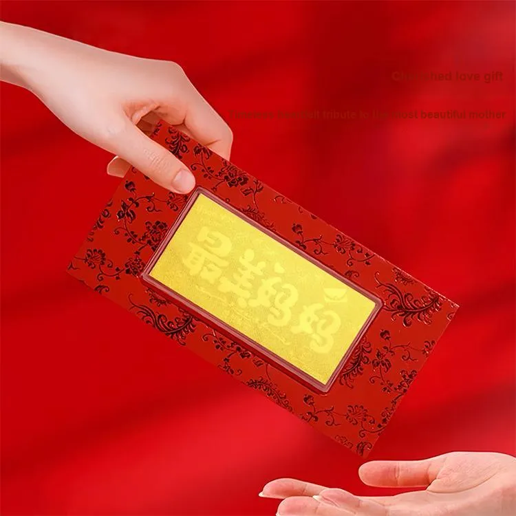 JOLLY NOTE Collection Savings Voucher Ornament Gift Gold Women's-0