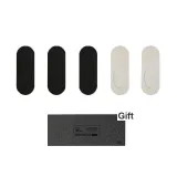 5-Pack No-Show Socks for Women (Black *3+White *2)