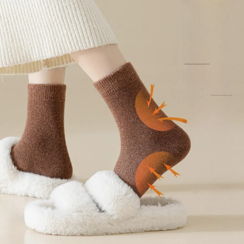 XXLLG Mid Calf Socks Women's 4 Pack-4
