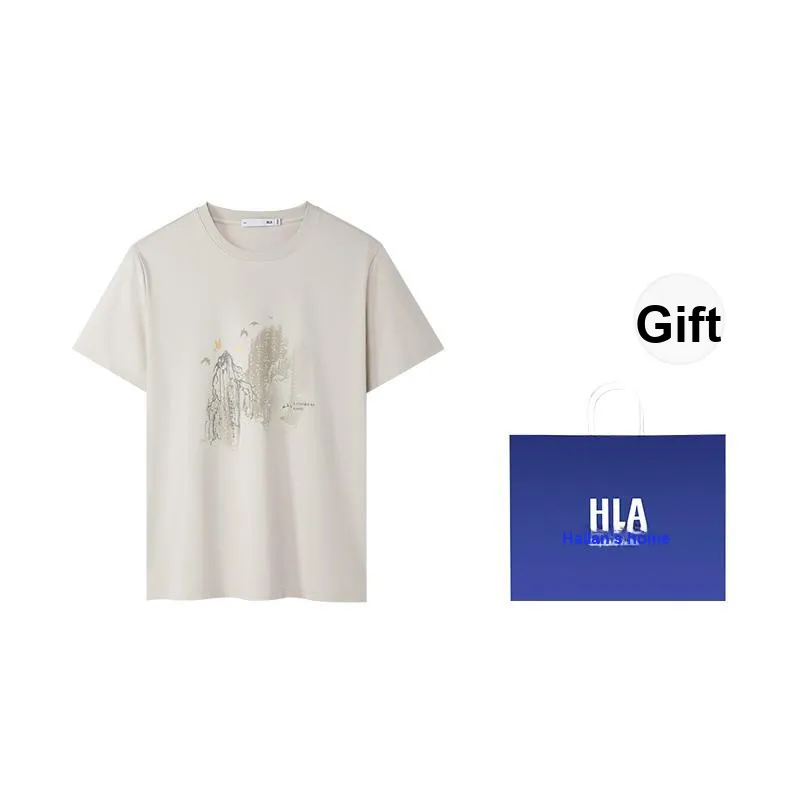 HLA The Mountain Is Not In The High Series T-Shirt Men's