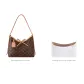 Medium Size-Open Top with Side Zipper-Light Coffee