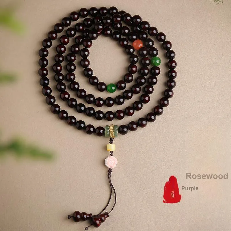 MUSHENGYUAN Rosewood Bracelets Unisex-1