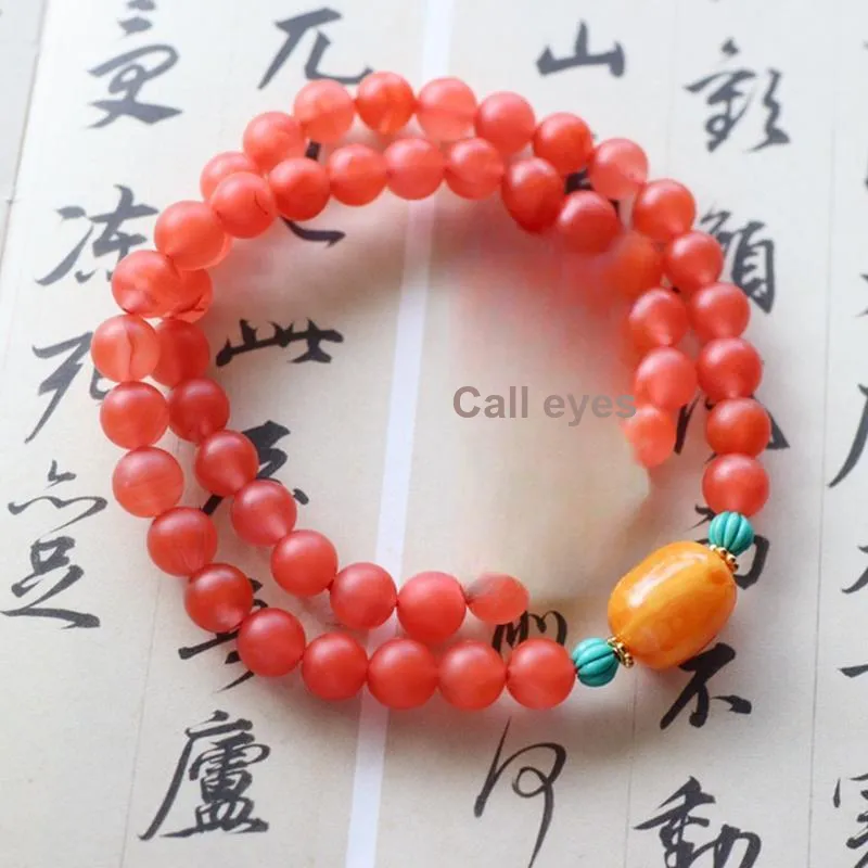 Xifeng Building Southern Red Agate Bracelets Unisex-2