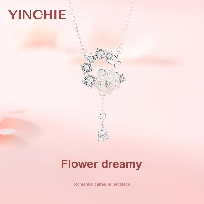 YINCHIE 999 Fine Silver Necklaces Women's-1