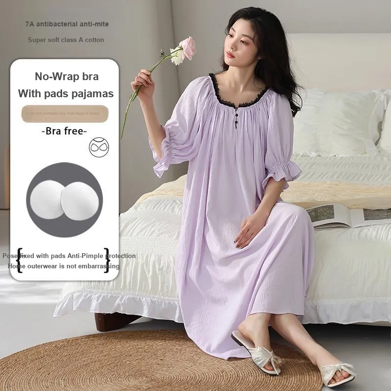 MADALLO Women's Nightgowns-3