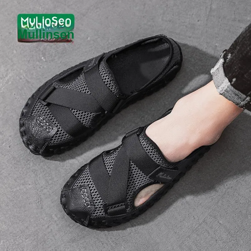 Mulinsen Breathable And Wear resistant River Trekking Shoes Men's-4