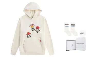 Charlie Luciano x HUTAOJIAZI LIANMINGKUAN Sweatshirt Unisex White