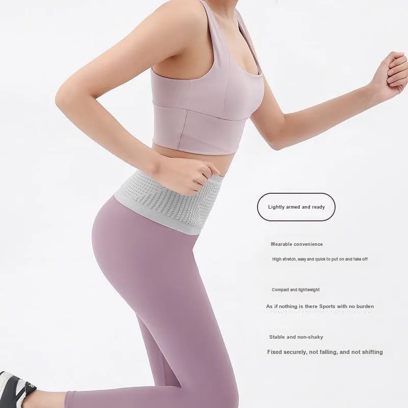 PUIU High Rebound Body Hugging Lightweight And Breathable Running Fanny Pack 360 Degree Large Capacity Pocket Unisex-1