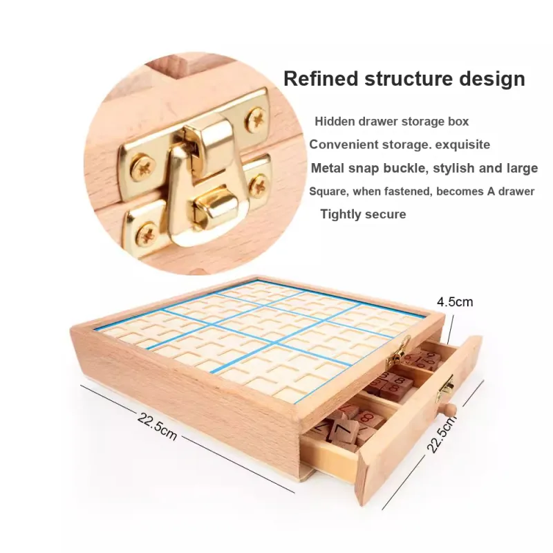 Lezhi By Me Sudoku Entry Level Nine Grid Puzzle Board For Enhancing Logical Thinking Toy Board Games-3