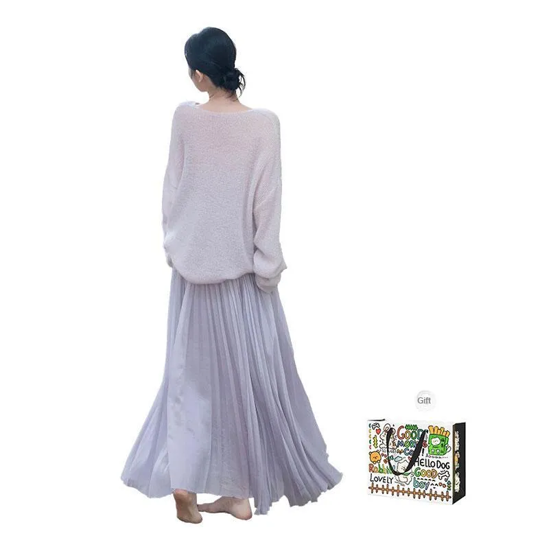 OURUOKE Two Piece Skirt Sets Women's-1