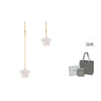 YPYN 10K Gold Earrings Women's Gold