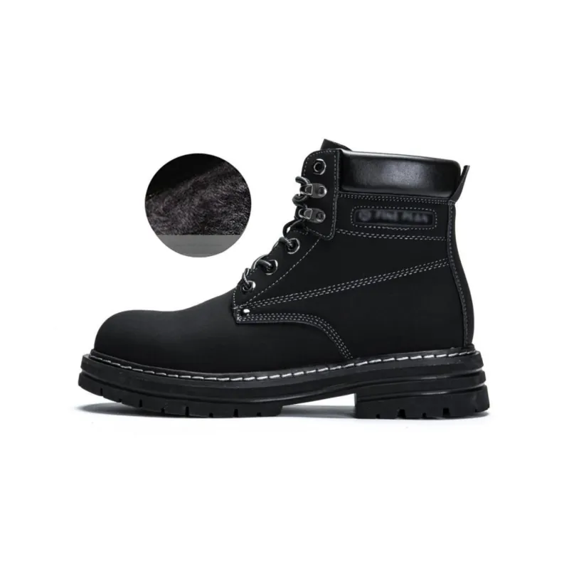 KUX Martin Boots Unisex Yellow Brown/Black-19