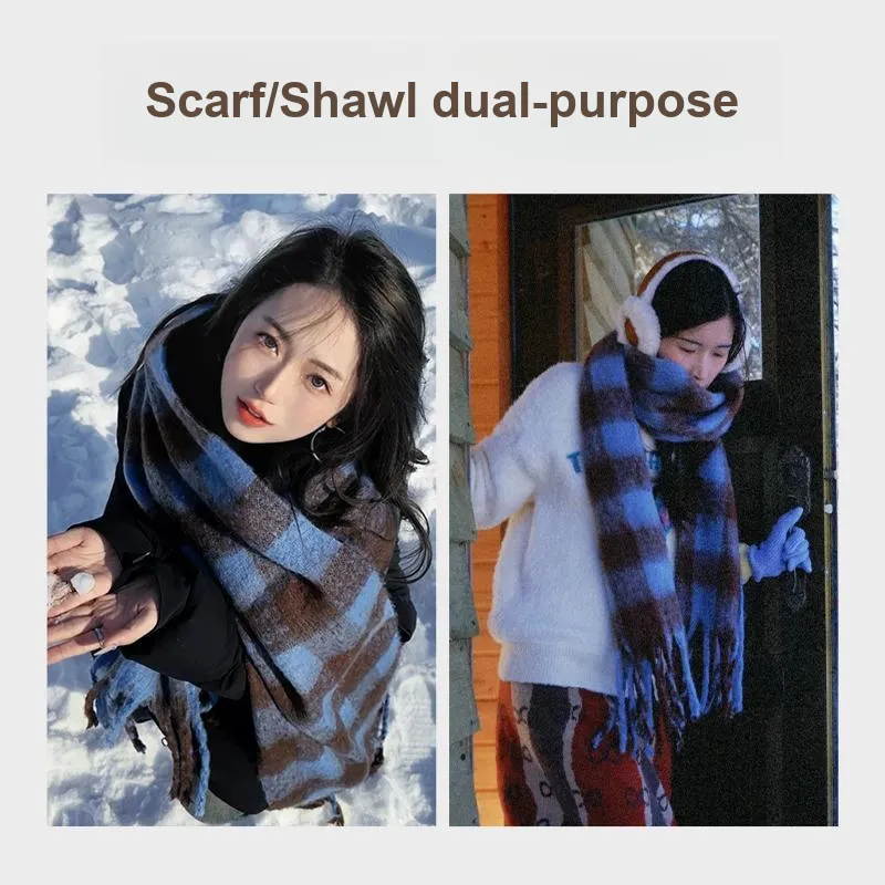 NANJIREN Knit Scarves Unisex-5