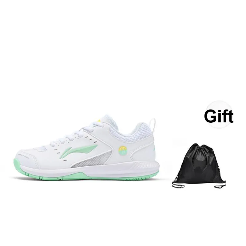 LiNing Feather Slip-Resistant Breathable Lightweight Low-Top Badminton Shoes Unisex Light Turquoise-7