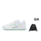 White Green+Drawstring Shoe Bag