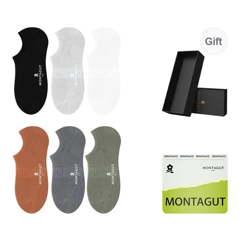 Montagut No Show Socks Men's Gift Box Combination-68