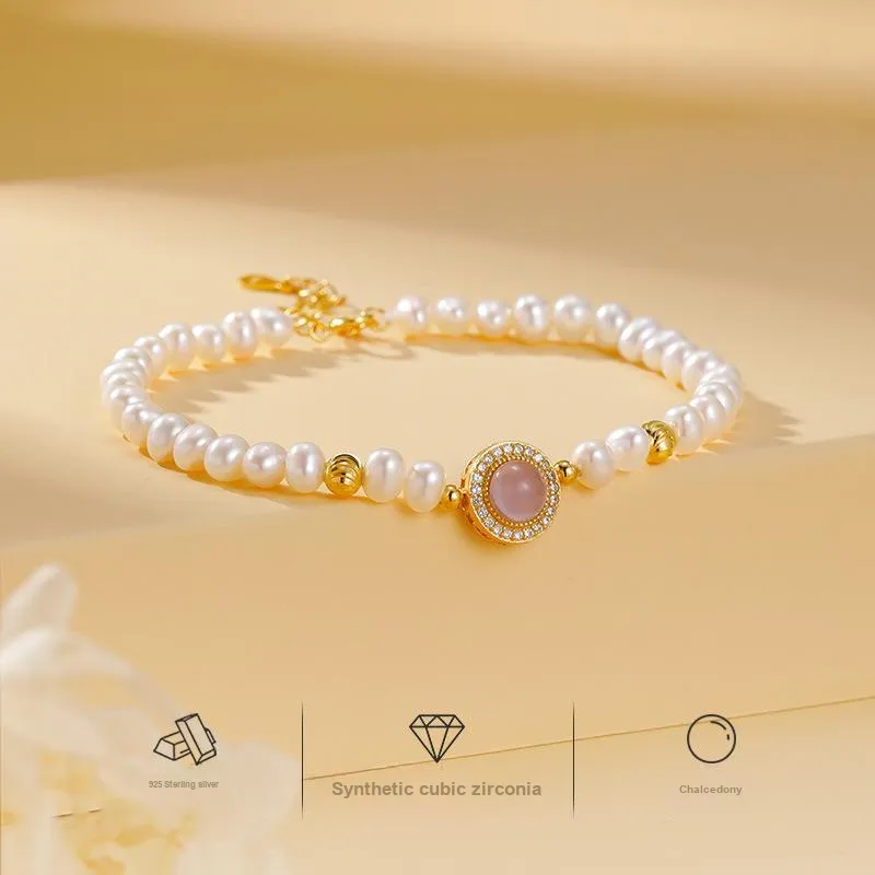 Andaozi Freshwater Pearl Bracelets Women's-1