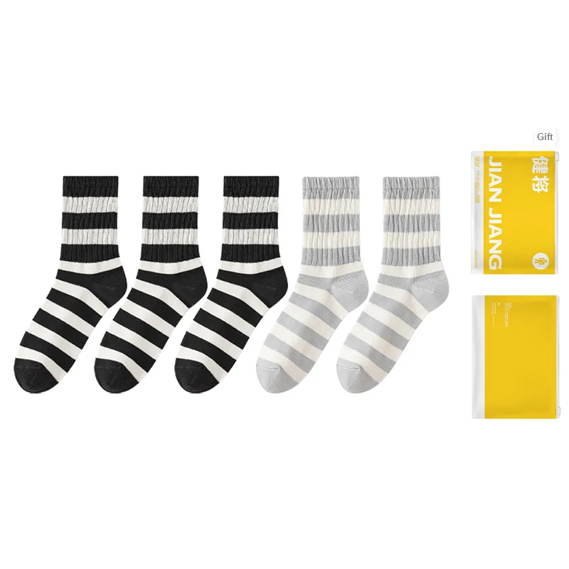 Master Mid Calf Socks Women's Shopping Bag Combo Set-11