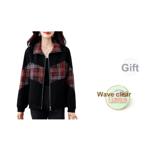 LANGQING Цвет изображения Розыгрыш Бренд Наклеенный Женские Куртки