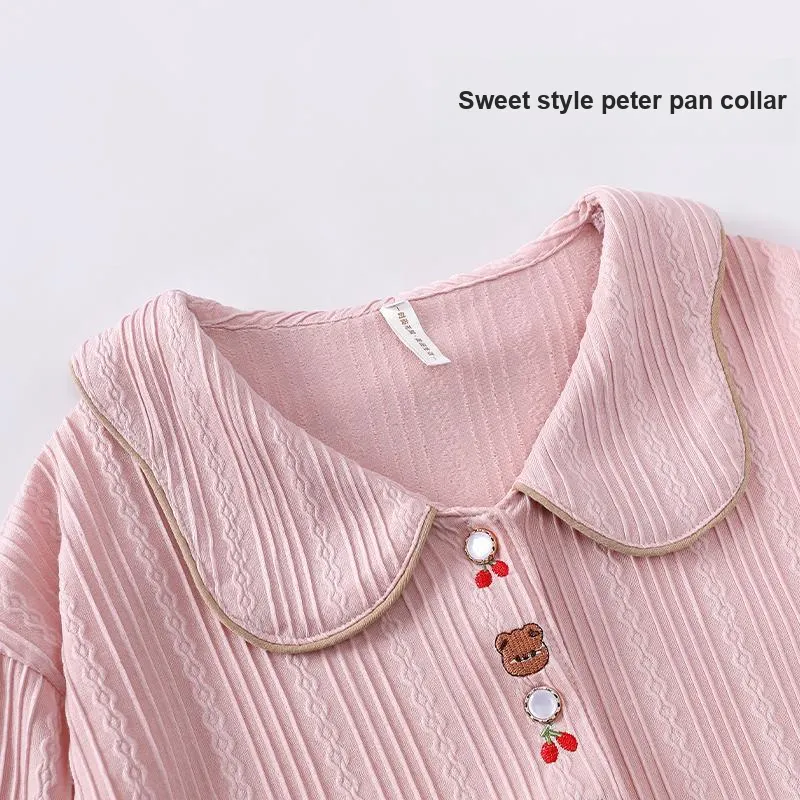 Maultiay Pajama Set Women's Pink-3
