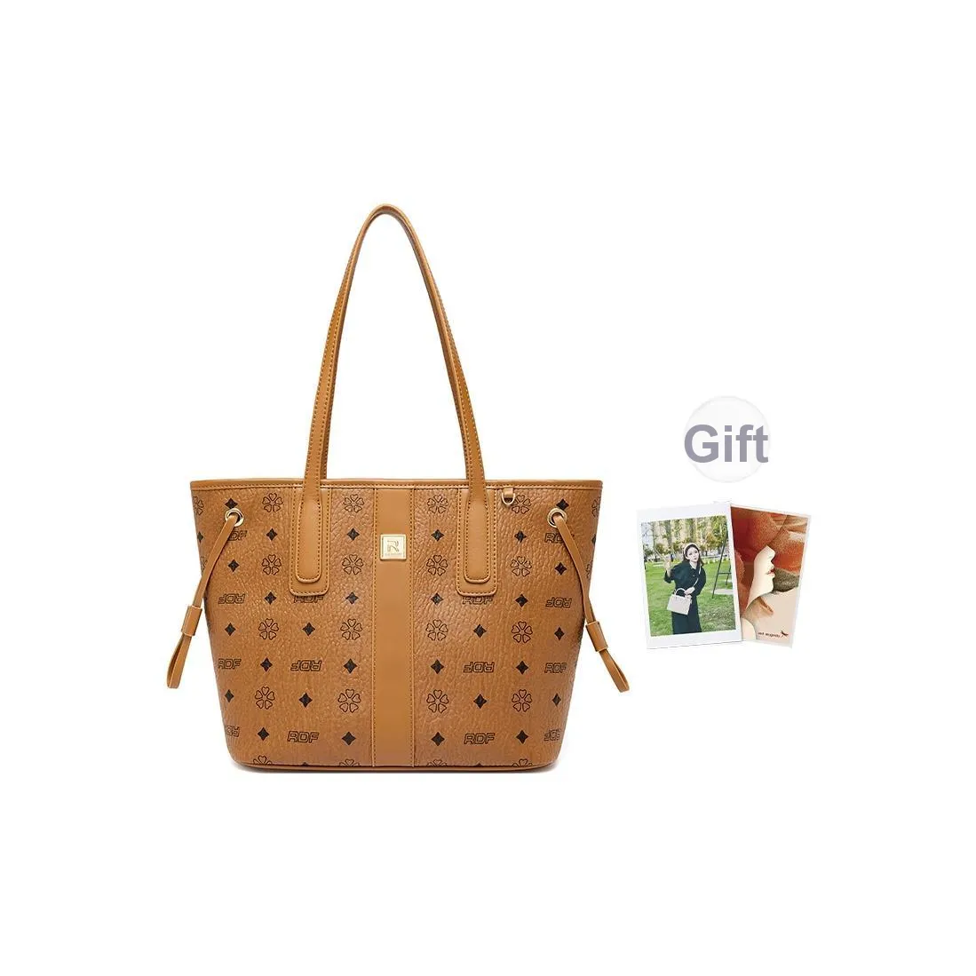 RED DRAGONFLY Сумка через плечо из синтетической кожи стандартная женская золотисто-коричневая