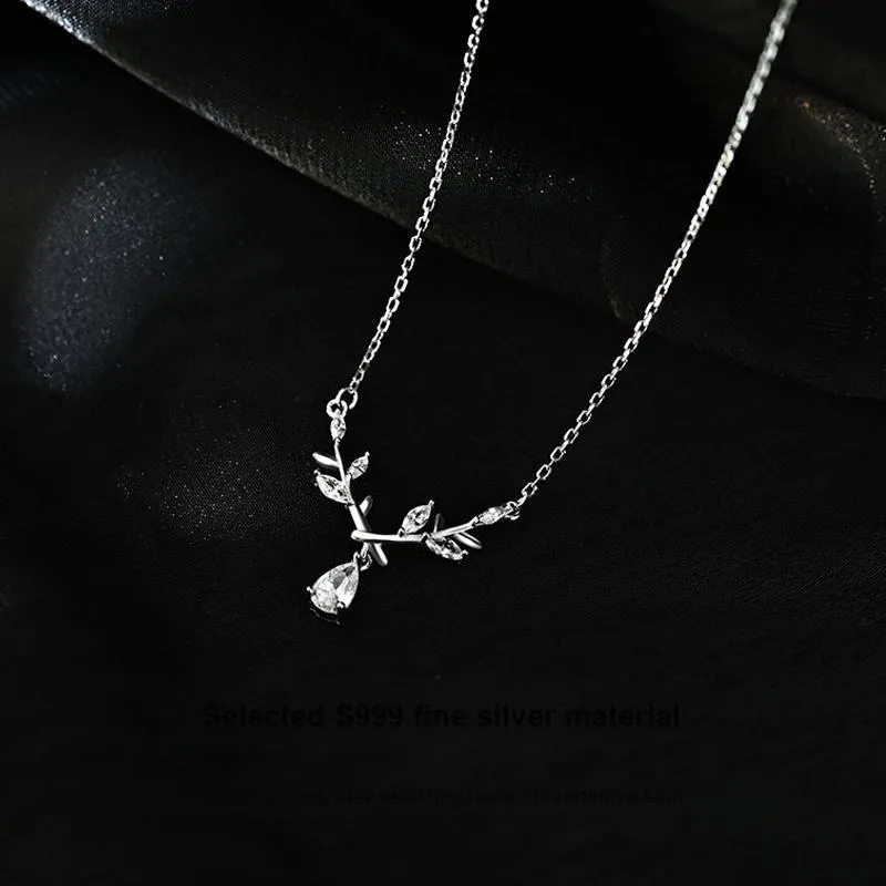 MISS TOOYA S 999 Fine Silver Necklaces Women's-3