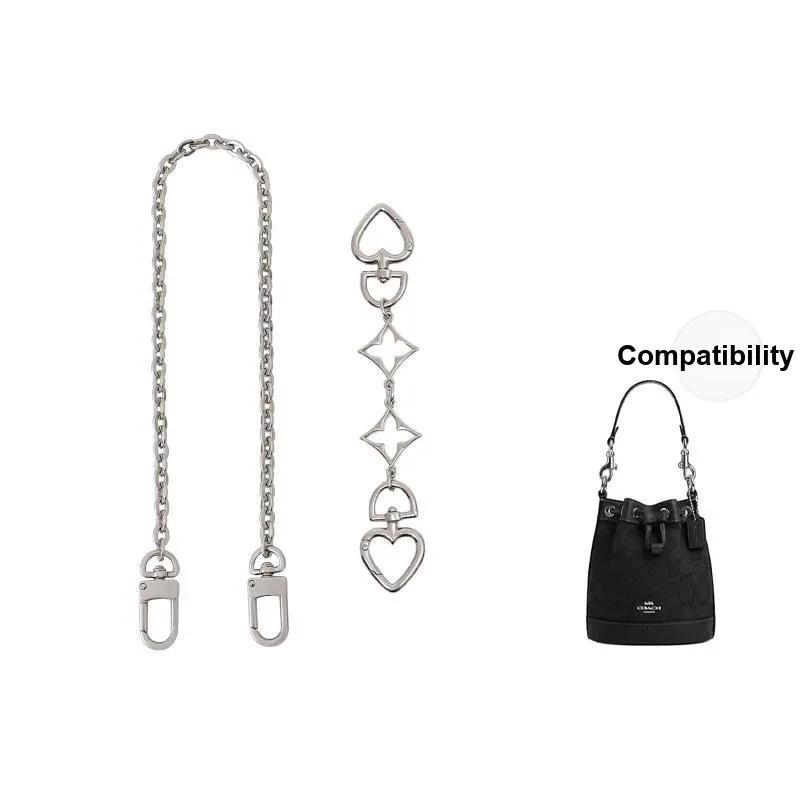 Gloya Metal Bag Accessory Women's Gold Tone/Silver-26