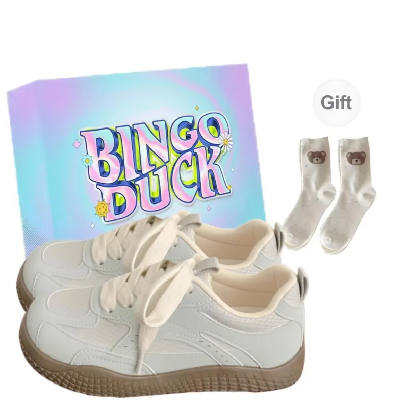 BINGO DUCK Slip Resistant And Breathable Low Top Skateboard Shoes Women's-2