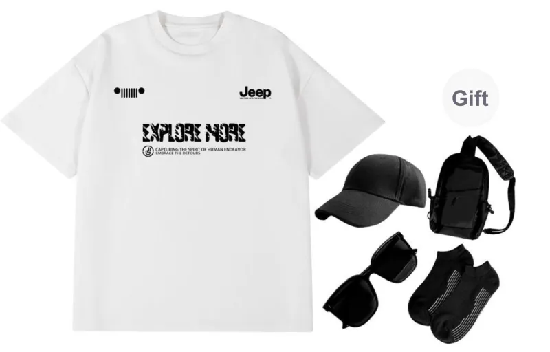Jeep T Shirt Unisex Included Comes With Travel Set-6