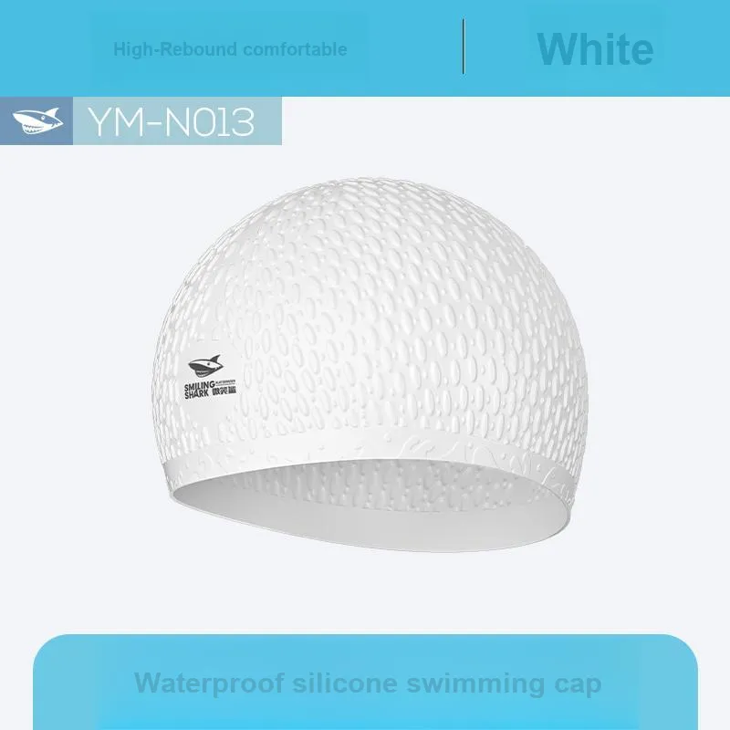 SMILING SHARK Swimming Caps-1