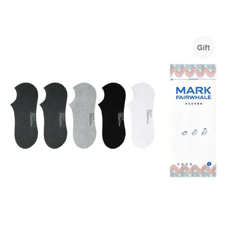FAIRWHALE Ankle Socks Men's Box 4-Pack-41