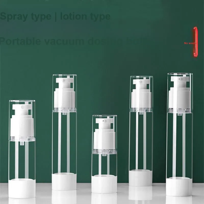 JIAOXUEFEI Vacuum Dosing Bottle With Push Button Lotion Bottle Shampoo Bottle Shower Gel Bottle And Empty Bottles-1