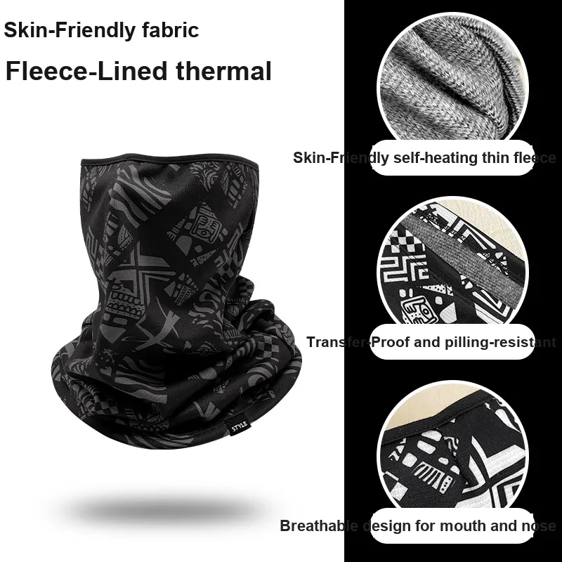 JIEKAI Riding Equipment Cycling Face Mask Unisex Polyester 27*36CM Multiple Colors-28