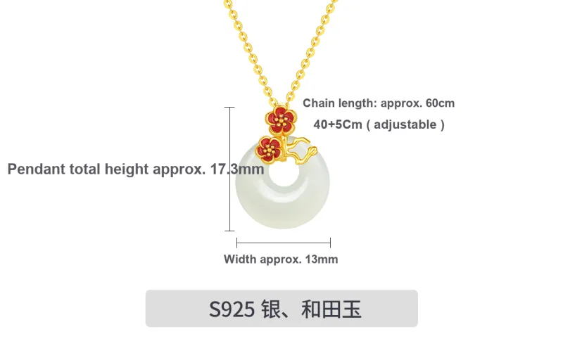 ZHOU LIU FU Chalcedony Necklaces Unisex-3