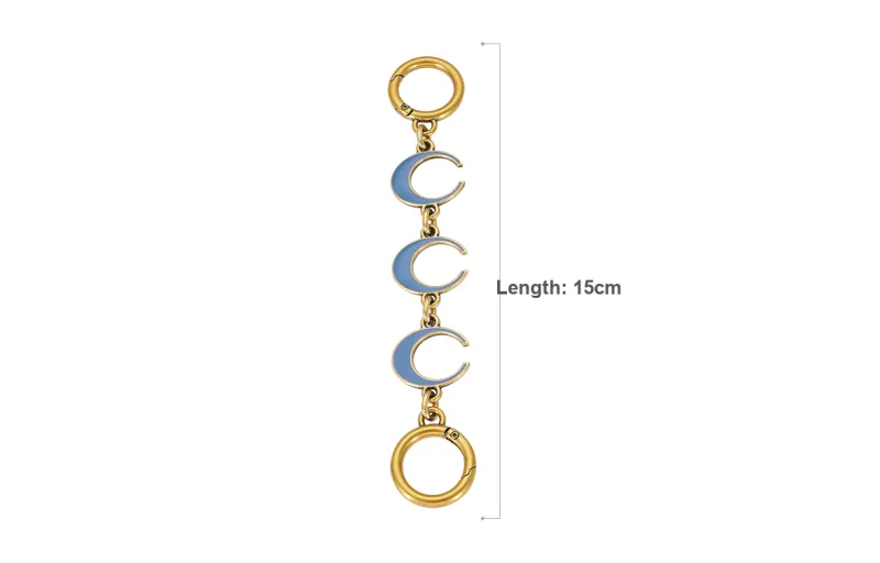 Lan Bao Fan Metal, Alloy Coach Bag Strap Accessories Unisex Antique Gold-1
