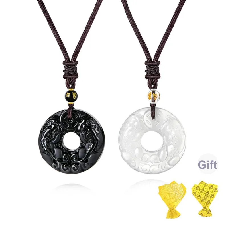 Central Fashion Chalcedony Necklaces Unisex-8