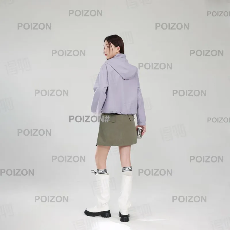 DOKZB Jackets & Coats Women's Sheer Purple-5