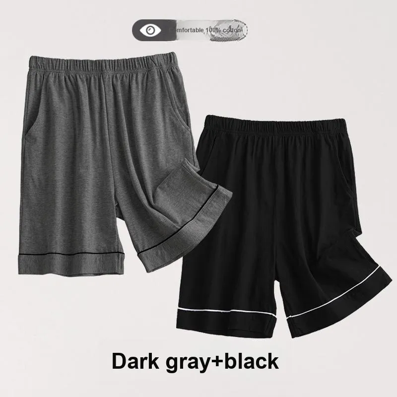 Sleep Knee Length Pants Pajama Pants For Students And Dormitory Home Multiple Colors Men's-4
