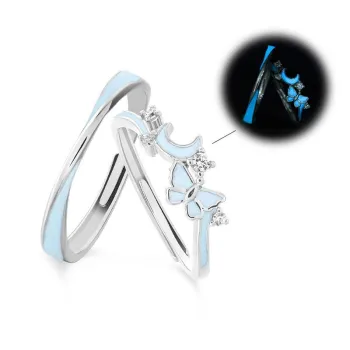 VIVIWELL S925 Silver Rings Unisex